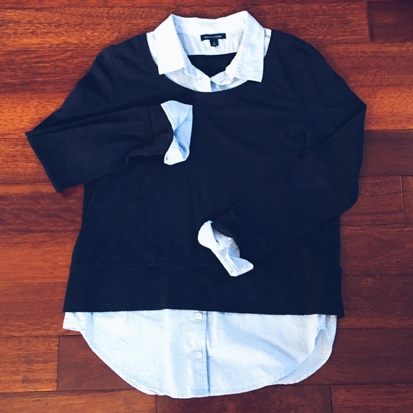 Tommy Hilfiger Tops - Tommy Hilfiger 2in1 Mid-Midnight Top